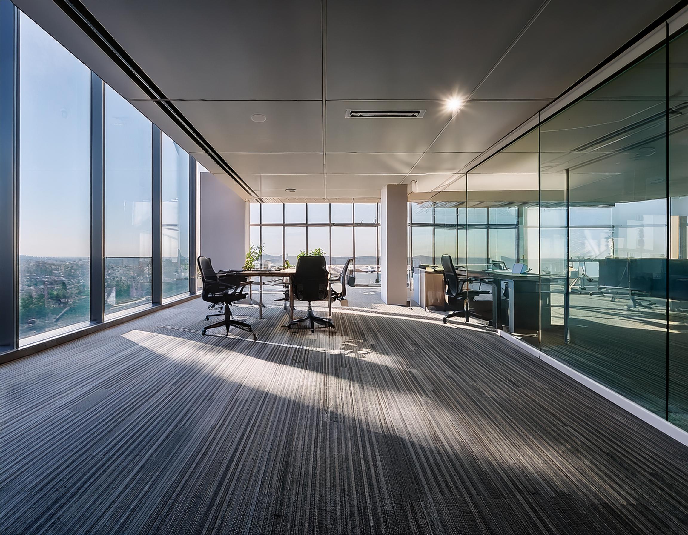 Elegantes und klassisches Design, Steuerberatungsszene in Büroumgebung